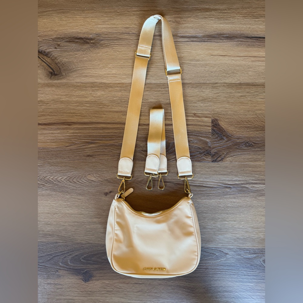 Stoney Clover Lane Cream Crossbody Bag with Adjustable Strap